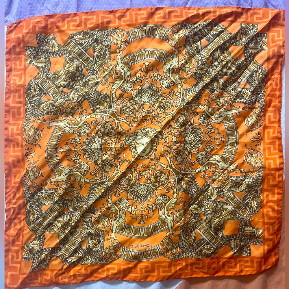 Versace silk scarf